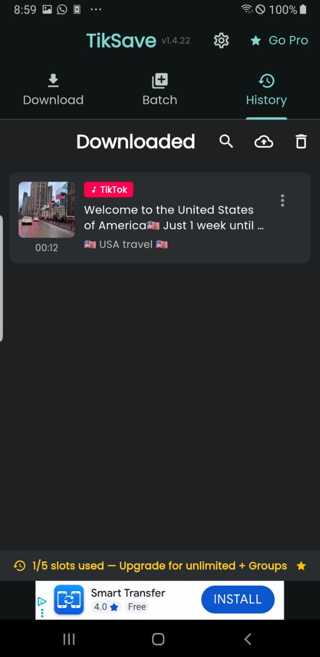 History