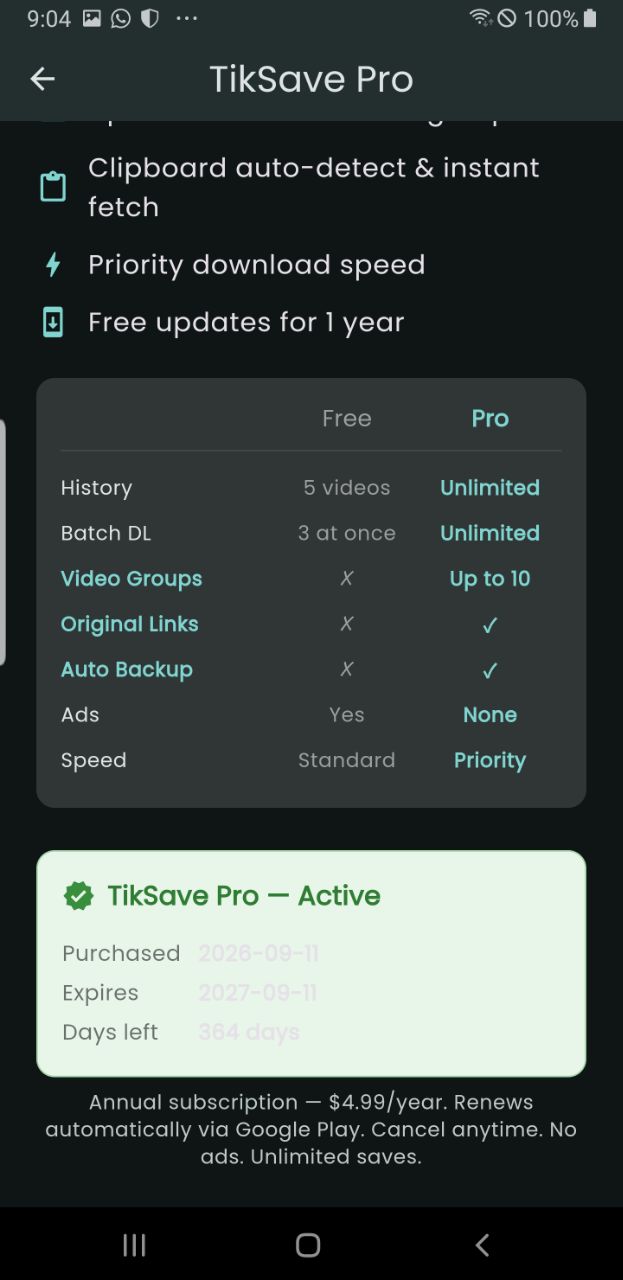 Subscribed